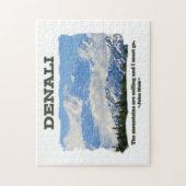 Mutiges Denali/die Berge nennen… J Muir Puzzle (Vertikal)
