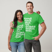 MUTIGES Etzeichen-T-Shirt (dunkle Farben) T-Shirt (Unisex)