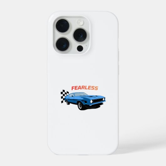 Mutiges Fahren iPhone Hülle (Rückseite)