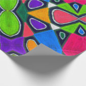 Mutiges Farböl-Pastell-Packpapier Geschenkpapier (Ecke)