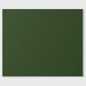 Mutiges Forest Green-Packpapier Geschenkpapier (Flach)