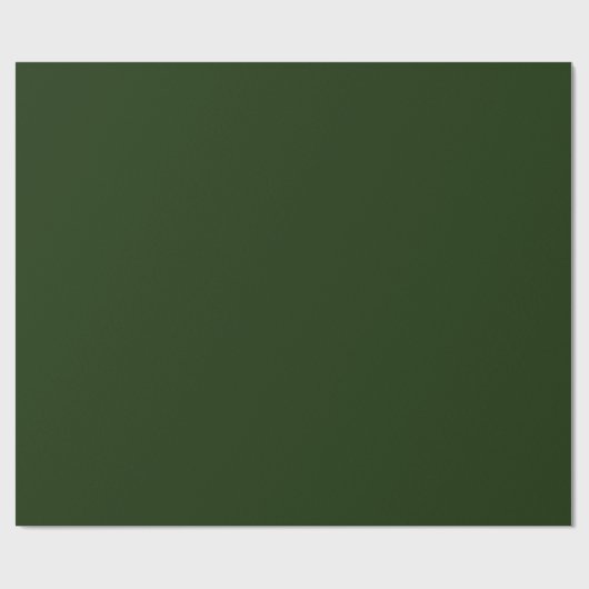 Mutiges Forest Green-Packpapier Geschenkpapier (Flach)