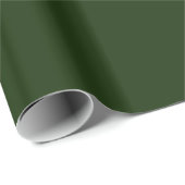 Mutiges Forest Green-Packpapier Geschenkpapier (Rolleneckpunkt)