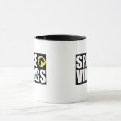 Mutiges Gesichts-Tasse Raum-Wikinger Tasse (Zentrum)
