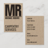 Mutiges Herausragendes der Abdeckung der riesigen Visitenkarte (Vorne/Hinten)