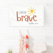 mutiges kleines personalisiertes Bannerzeichen Banner (Insitu)