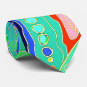 Mutiges künstlerisches buntes modernes abstraktes krawatte (Gerollt)