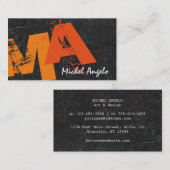 Mutiges künstlerisches kundenspezifisches visitenkarte (Vorne/Hinten)