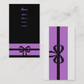 mutiges Lila Visitenkarte (Vorne/Hinten)