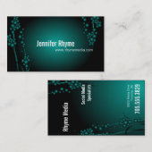 Mutiges Medium-Geschäfts-Karten-modernes Visitenkarte (Vorne/Hinten)