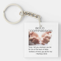 Mutiges Mitleid - Hände von Jesus