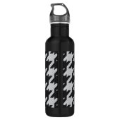 Mutiges modernes graues schwarzes trinkflasche (Rückseite)