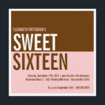 Mutiges modernes Rosa u. Einladung Browns 16.<br><div class="desc">Mutige Blöcke der Farbe,  dieser in modischem tickle-mir-rosa und schokoladenbraun - es ist ein zeitgenössischer Entwurf für ein zeitgenössisches Mädchen.  Verfügbar in einer Vielzahl der populären Farben oder treten Sie mit mir in Verbindung und ich bin glücklich,  Ihr kundenspezifisches Farbschema zu schaffen.</div>