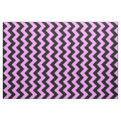 Mutiges rosa und schwarzer Zickzack-geometrisches Stoff (Fat Quarter (45,7 x 55,9 cm))
