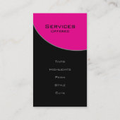 Mutiges Visitenkarte (Rückseite)