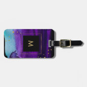 Mutiges Watercolor-Spritzen mit Gepäckanhänger (Vorderseite horizontal)