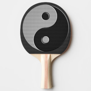 Mutiges Yin Yang in der Tischtennis Schläger