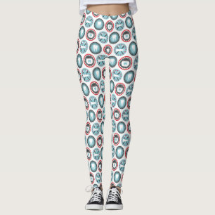 Mutiges Zahnheilkunde-Muster - Leggings
