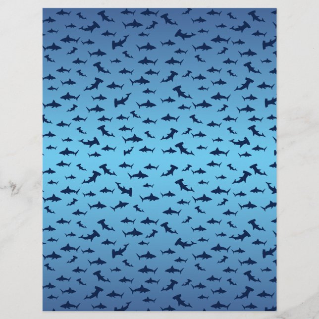 Mutilple Hammer Head Sharks (Vorderseite)