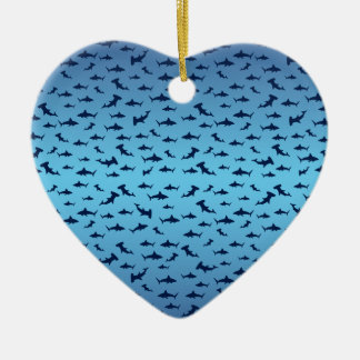 Mutilple Hammer Head Sharks Keramikornament