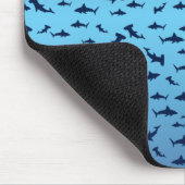 Mutilple Hammer Head Sharks Mousepad (Ecke)