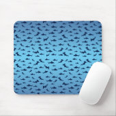 Mutilple Hammer Head Sharks Mousepad (Mit Mouse)