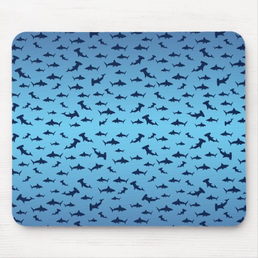 Mutilple Hammer Head Sharks Mousepad (Vorne)