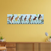 Mutley-Crew auf Tandem Leinwanddruck (Insitu (Wohnzimmer))