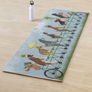 Mutley-Crew auf Tandem Yogamatte