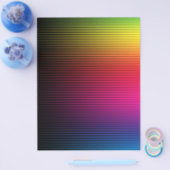 MUTLI-COLORED RAINBOW GRADIENT BACKGROUNDS STRIPES FLYER (Einzeln)