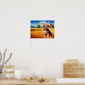 Mutt auf dem Laufenden Poster (Küche)