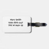 Mutt Gepäckanhänger (Rückseite horizontal)