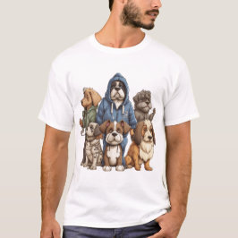 Mutt Hierarchie: Hoodie Boss Presides! T-Shirt