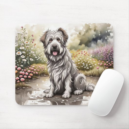 Mutt im Schlamm Mousepad (Mit Mouse)