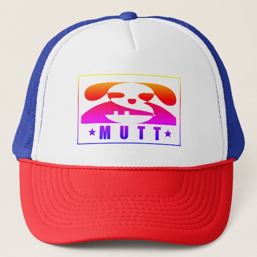Mutt-Logo Truckerkappe (Vorderseite)