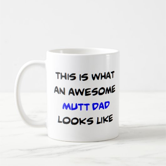 Mutt Papa, phantastisch Kaffeetasse (Links)