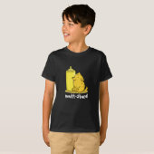 Mutt-stard Funny Doggy Mustard Pun Dark BG T-Shirt (Vorne ganz)