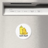 Mutt-stard Funny Doggy Mustard Pun Magnet (In Situ (Geschirrspüler))
