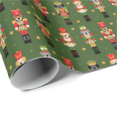 Muttcracker Christmas - Dog Nutcrackers  Geschenkpapier (Rolleneckpunkt)
