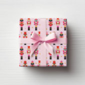 Muttcracker Christmas - Pink Dog Nutcrackers Geschenkpapier