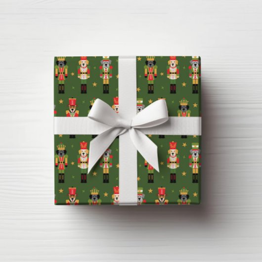 Muttcracker Weihnachten - Hunde Nussknacker Geschenkpapier