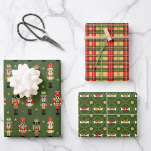 Muttcracker Weihnachten - Hunde Nussknacker Geschenkpapier Set