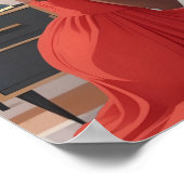 Mutter 11" X 14" Rotorange drucke (Ecke)