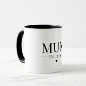 Mutter 2026 gegründet tasse (Vorderseite Links)