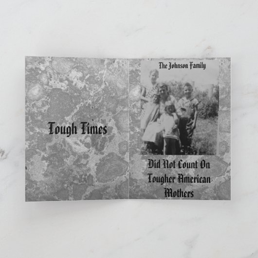 Mütter 5 mit 7 Karten (Innenseite)