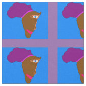 Mutter-Afrika-Gewebe Stoff (Nahaufnahme)