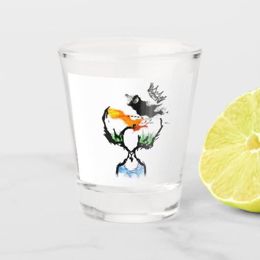 Mutter Afrika Schnapsglas (Vorderseite)