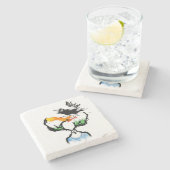 Mutter Afrika Steinuntersetzer (Seitenansicht)