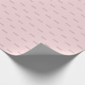 Mutter Alphabet Tracing Muttertag Geschenk Hellros Geschenkpapier (Ecke)