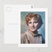 Mutter als Computer-Impasto-Ölgemälde Postkarte (Vorne/Hinten)